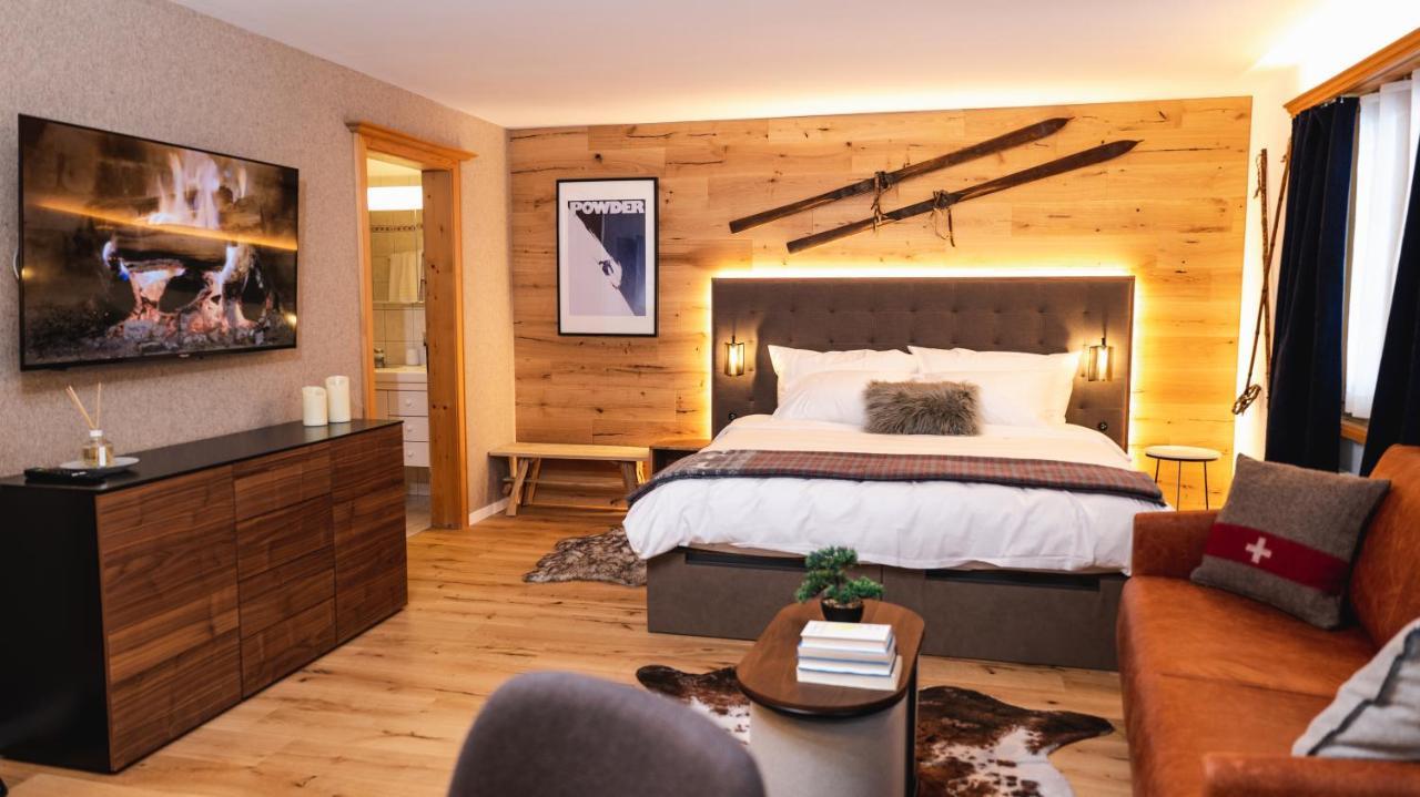 Wunderstay Alpine 3 Chic Studio Central Location Klosters Exterior foto